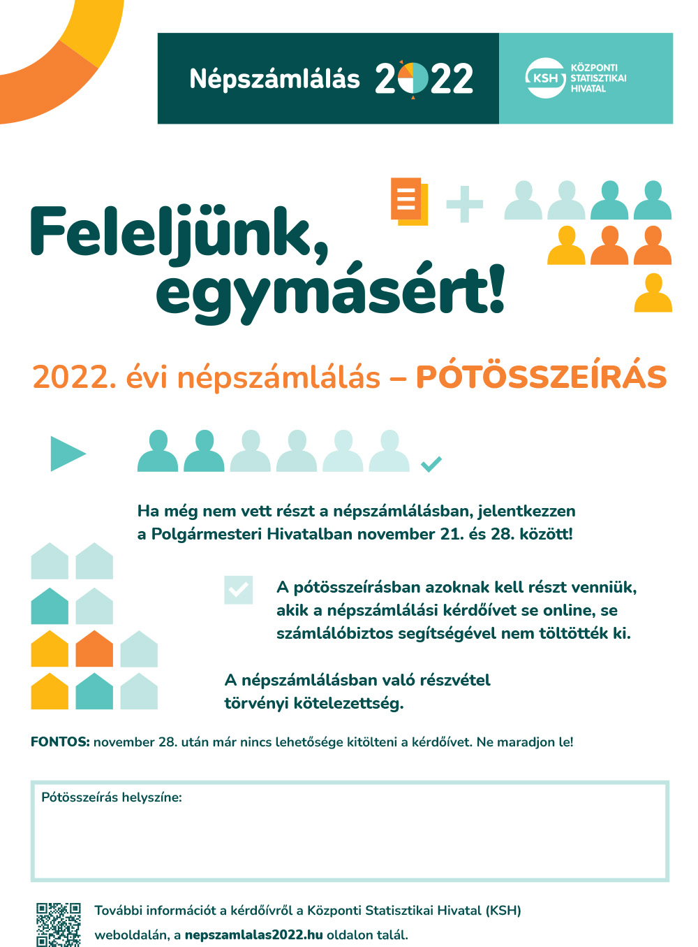 Népszámlálás 2022 plakát